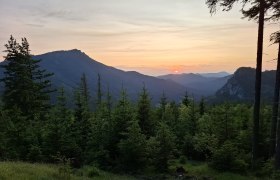 Sonnenuntergang Berge, © Bettina Schruf