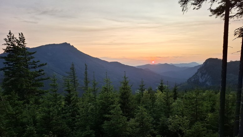 Sonnenuntergang Berge, © Bettina Schruf